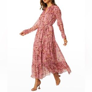 MISA Los Angeles Leigh Dress in romantic floral print